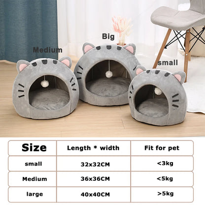 Cozy Cat Cave Bed