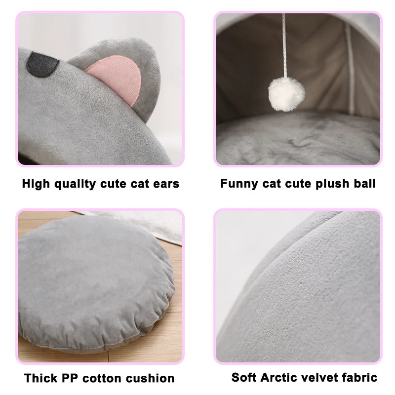 Cozy Cat Cave Bed