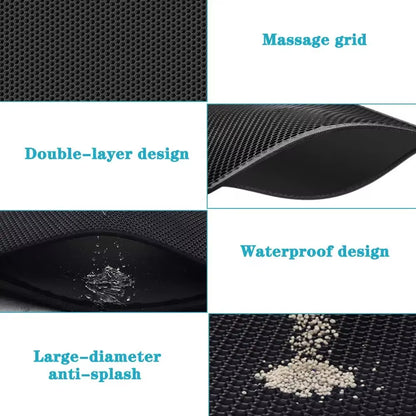 Double-Layer Cat Litter Mat