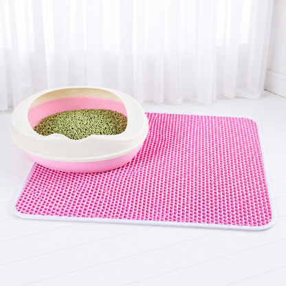 Double-Layer Cat Litter Mat