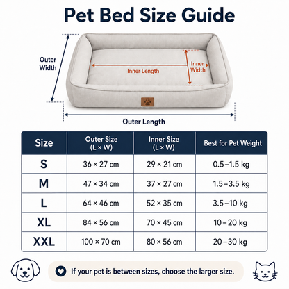 Four-Season Waterproof Dog Bed